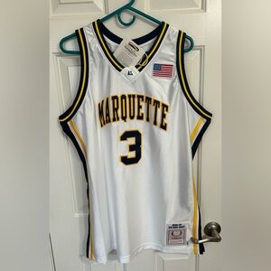 MITCHELL & NESS 100% AUTHENTIC 2003 MARQUETTE DWAYNE WADE JERSEY!